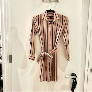 *SOLD* Ann Taylor women's Pink shirt long sleeve dress